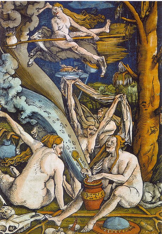 Sabat czarownic, Hans Baldung (1508)