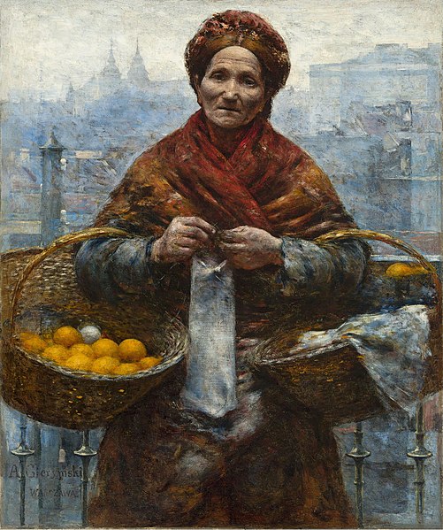 Aleksander Gierymski, Żydówka z pomarańczami (1881)