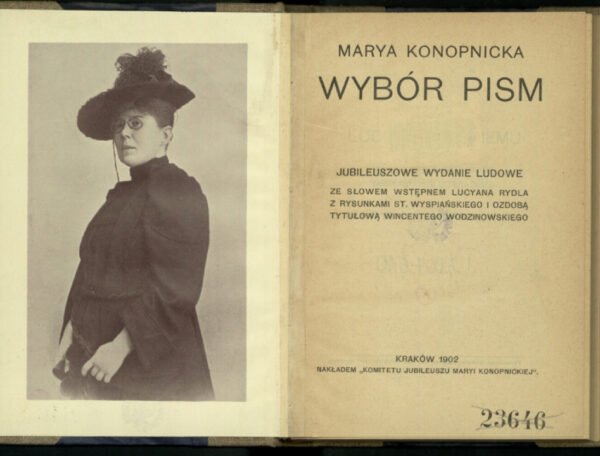 M. Konopnicka, Wybór pism, 1902, Polona