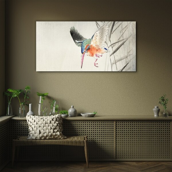 Obraz na szkle zwierzę ptak Ohara Koson, fot. coloray.pl