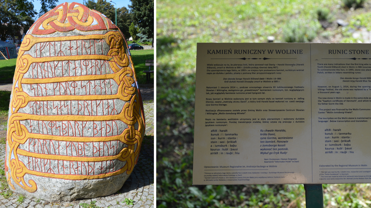 Kamień runiczny w Wolinie
