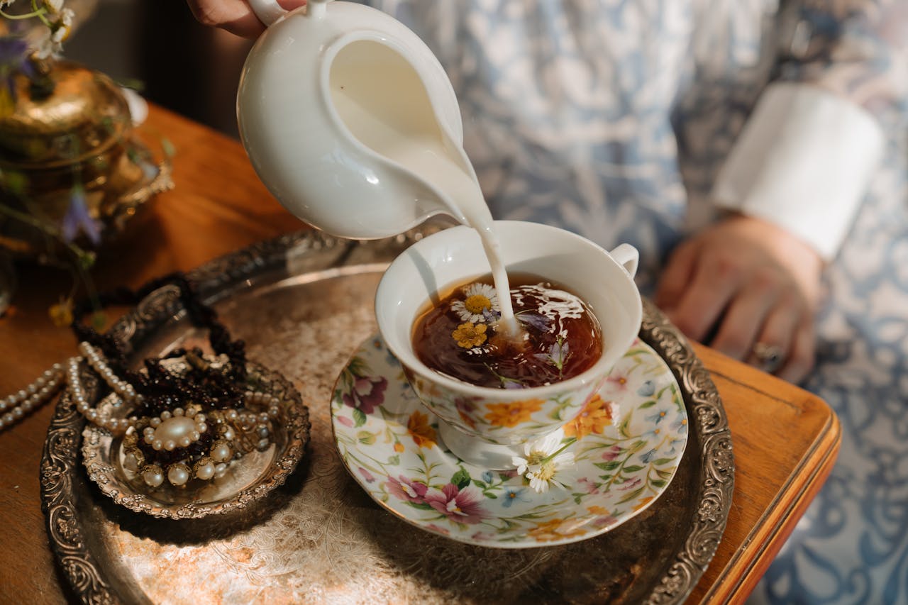 Earl Grey z mlekiem i wanilią 