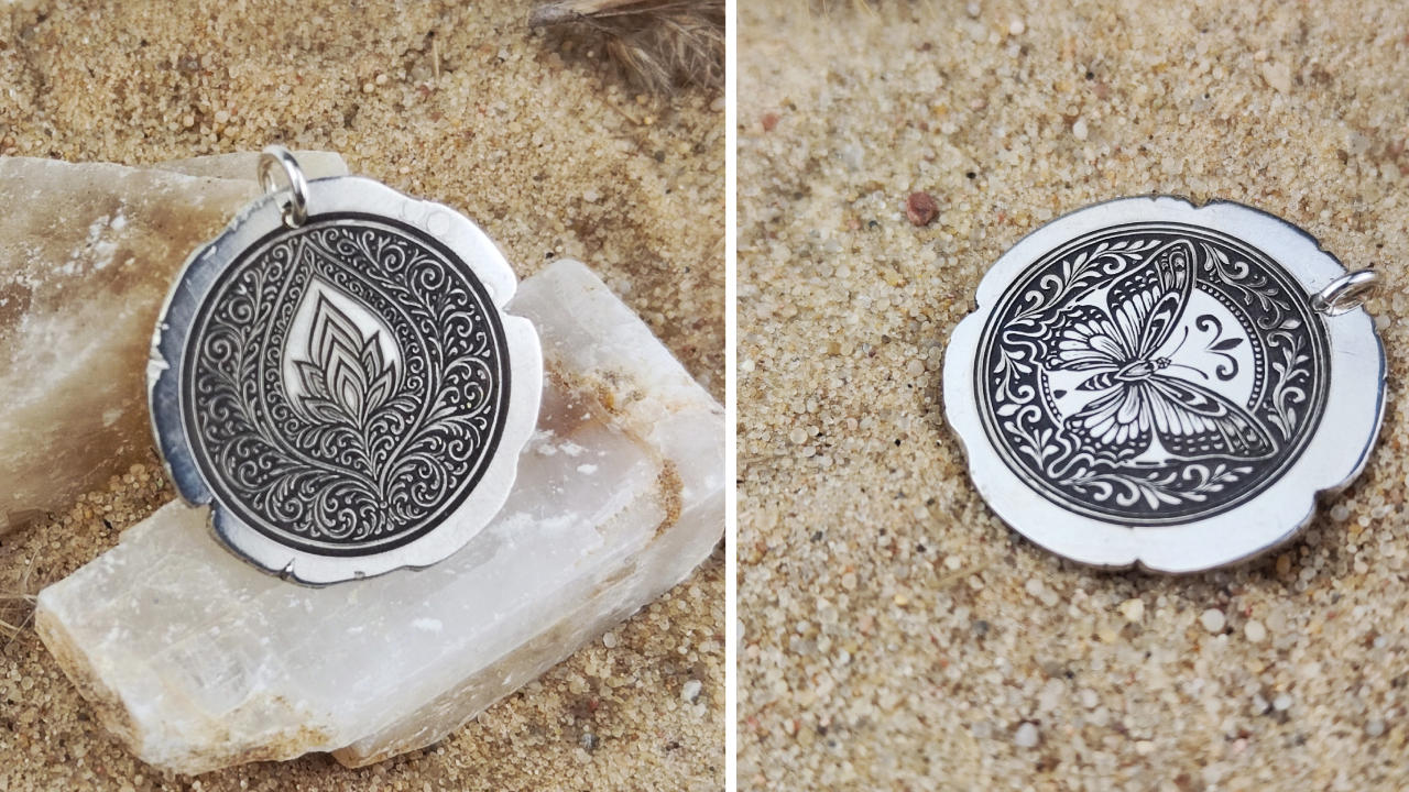 Rysunki na srebrze: symboliczna biżuteria 