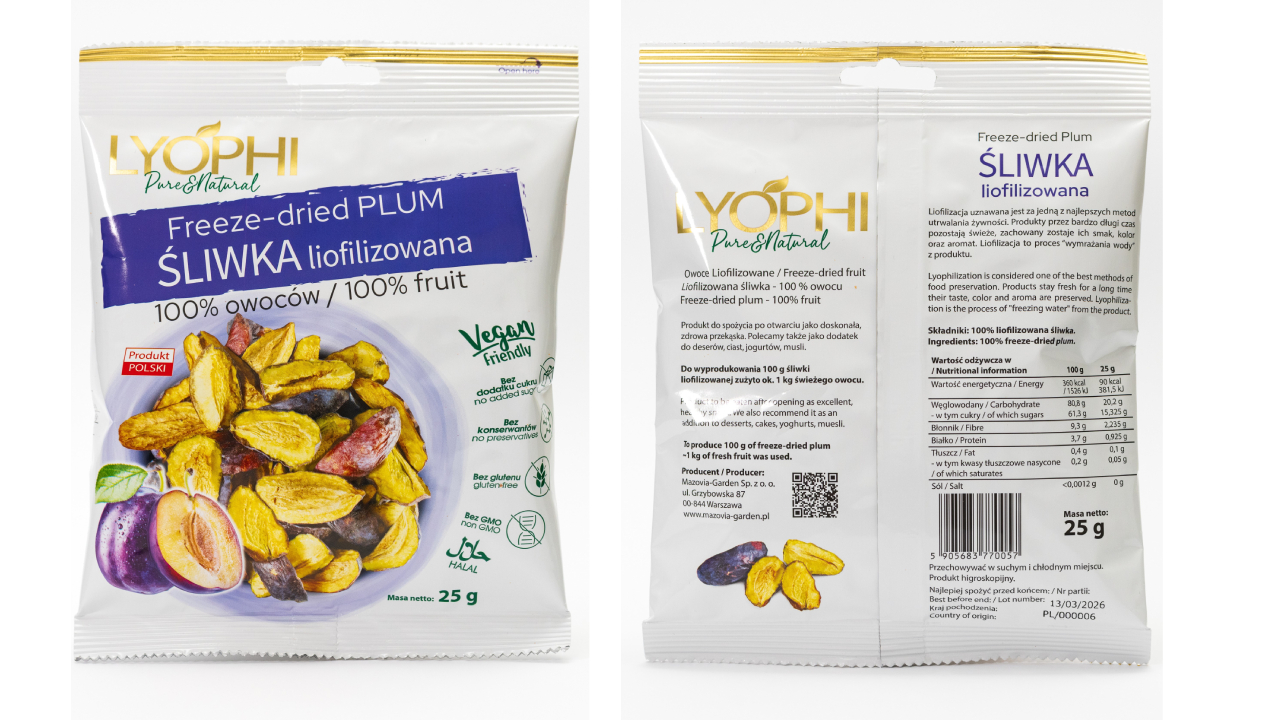 Owoce liofilizowane Lyophi 