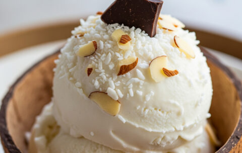 Lody w kokosie: deser na lato