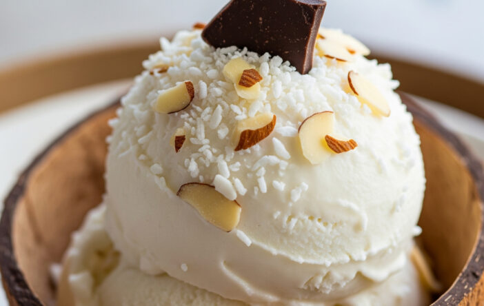 Lody w kokosie: deser na lato
