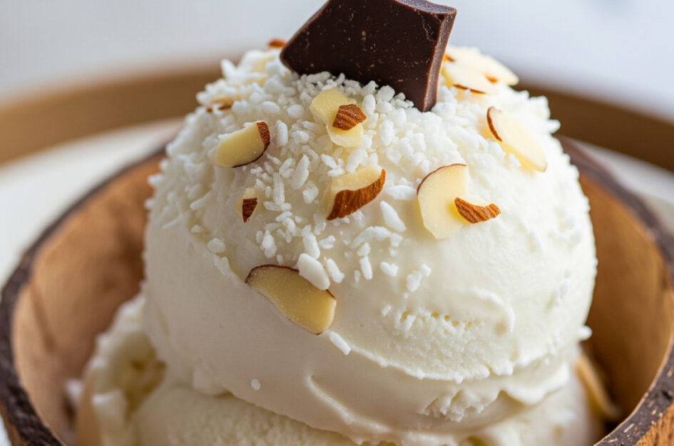 Lody w kokosie: deser na lato