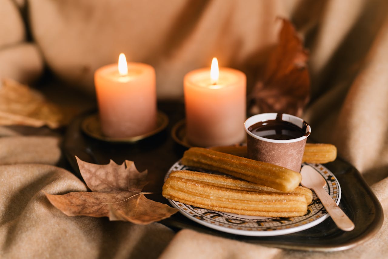 Hygge weekend, churros z gorącą czekoladą