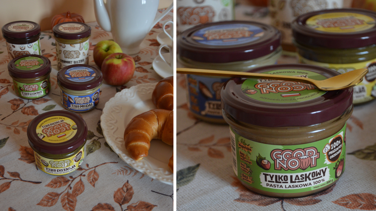 jesienny comfort food na śniadanie pasty orzechowe Good Noot 