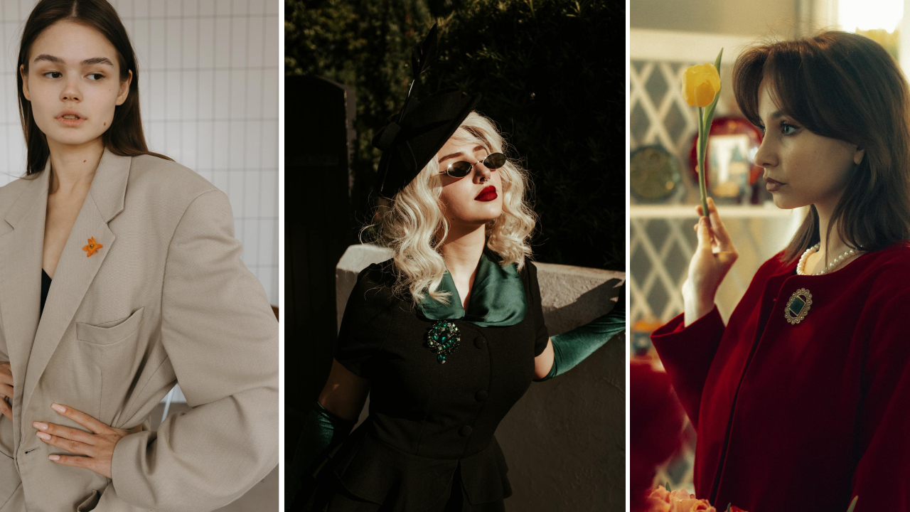 Piękne broszki do jesiennych stylizacji