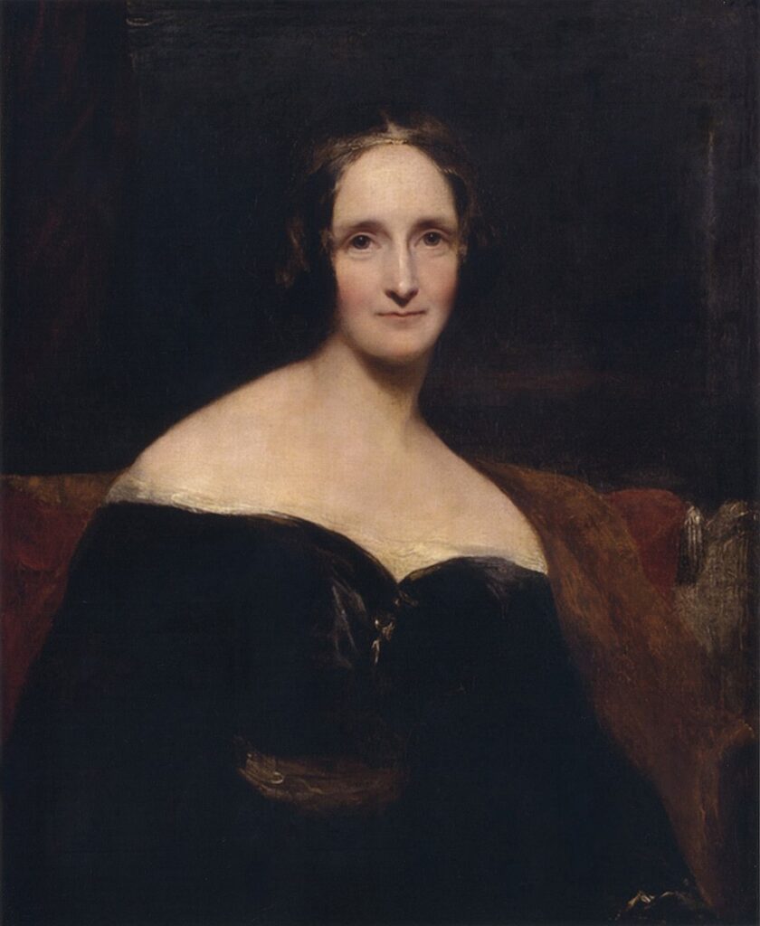 Literackie ciekawostki o Mary Shelley i powieści „Frankenstein” 3 Portret Mary Shelley autorstwa Richarda Rothwella (ok. 1840)