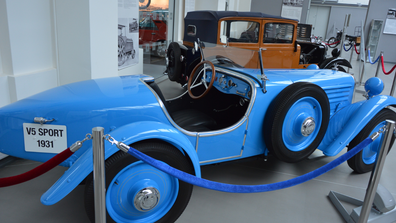 Muzeum Techniki i Komunikacji w Szczecinie: przejażdżka w stylu retro 4 Muzeum Techniki i Komunikacji – Zajezdnia Sztuki w Szczecinie, samochód Stoewer