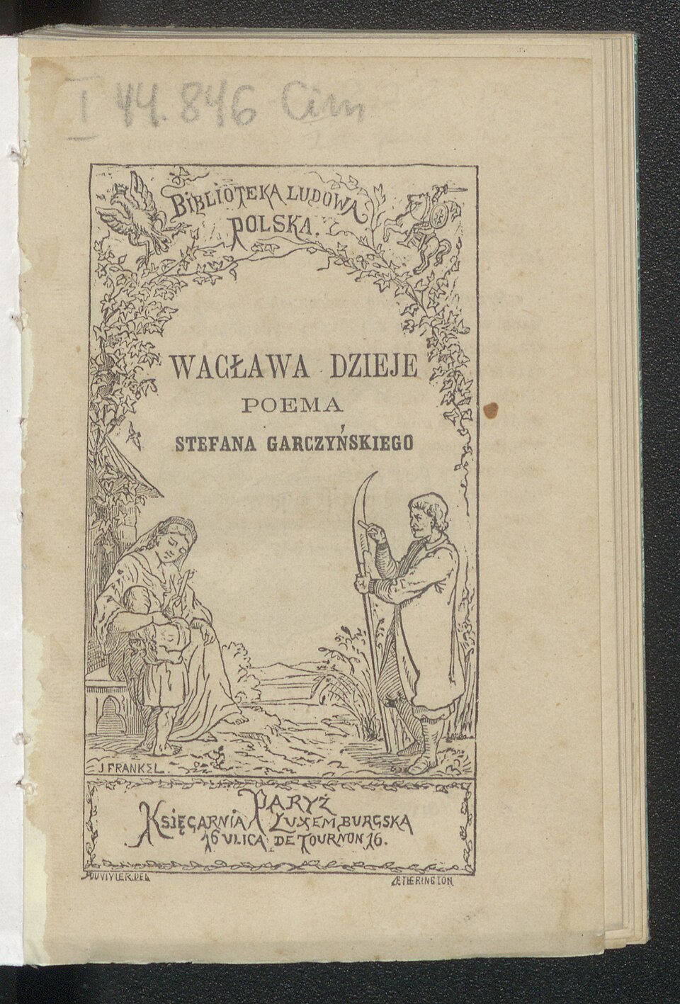 Wacława dzieje : poema Stefana Garczyńskiego.