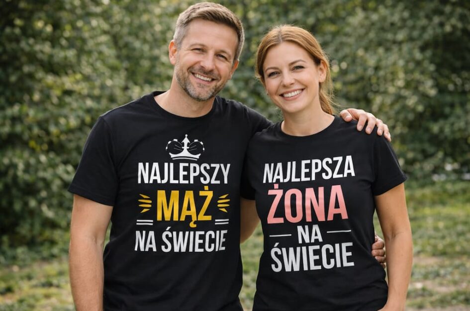 Kreatywne koszulki na rocznice ślubu