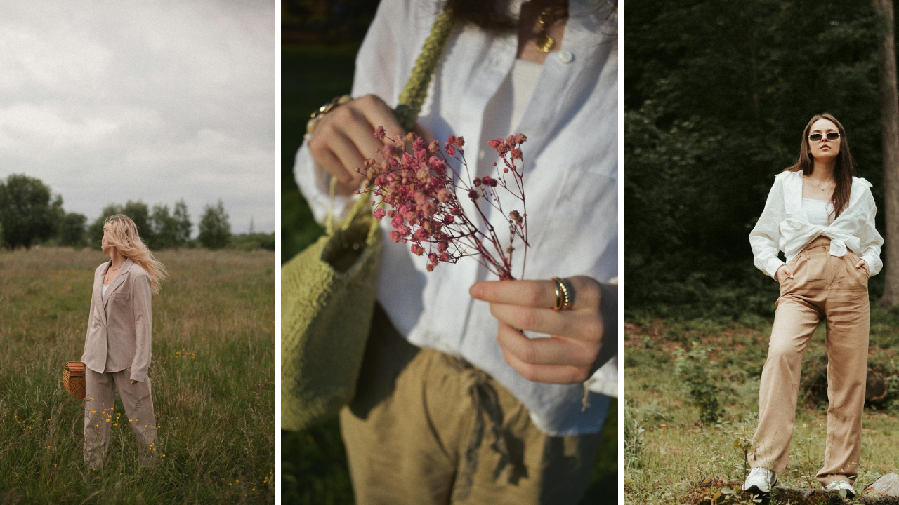 Kobiece stylizacje z lnem – naturalny trend, który wraca każdego lata 3 Lnianie ubrania latem
