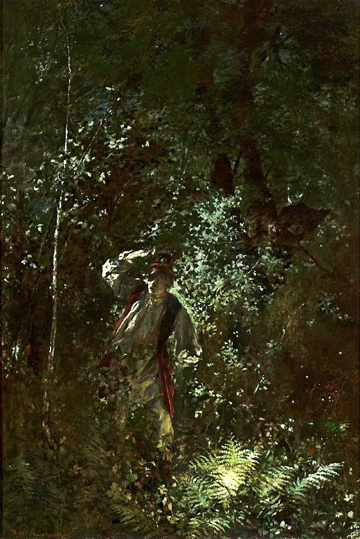 Magiczny kwiat paproci. Prawda, mit, botaniczna zagadka czy symbol marzeń? 6 Witold Pruszkowski, „Kwiat paproci (W noc świętojańską)”, Wikipedia