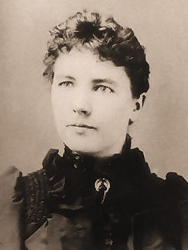 Laura Ingalls Wilder, około 1885, Wikipedia 