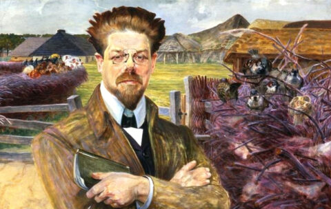 Jacek Malczewski, Portret Władysława Reymonta (1905)